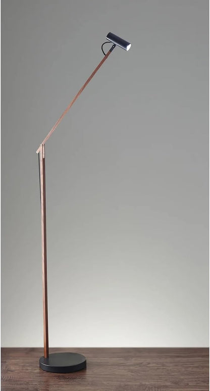 ADS360 AD9101-15 Crane LED Floor Lamp,Walnut/Black