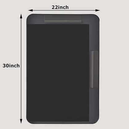 Easly Silver Bathroom Mirror for Wall, 30x22 Inch Rectangular Aluminum Alloy Framed Mirror, Modern Wall Mounted Vanity Mirror for Bathroom, Vertical or Horizontal
