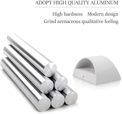 Aipsun Indoor Aluminum Modern LED Wall Sconce Hardwired Interior Wall Lights Set of 2 Up and Down Wall Mount Light for Living Room Bedroom Hallway Corridor Cool White 6000K(with G9 Bulbs)