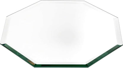Plymor 10" Octagon, 5mm Thick Beveled Glass Mirror, Pack of 2