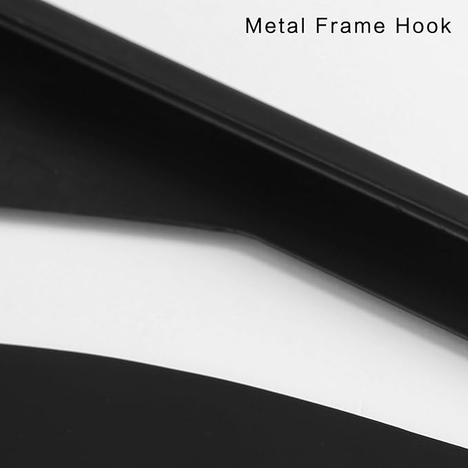 AMAATE 3 Piece Black Metal Wall Art, Modern Abstract Geometric Line Art Sculpture, Minimalist Hollow Out Metal Wall Decor for Living Room Bedroom Home Decor 17.7" X 26.4" in