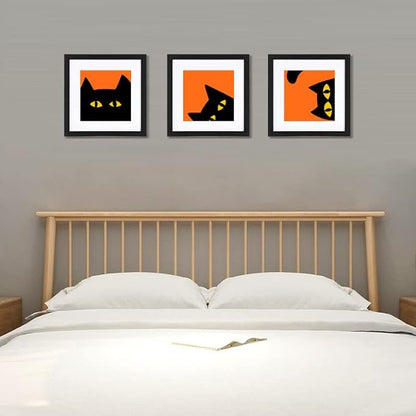 HEART ART 10x10 Picture Frame Set of 9,Display Pictures 6x6 with Mat or 10 x 10 without Mat,Multi Collage Gallery Square Photo Frames for Wall,Black