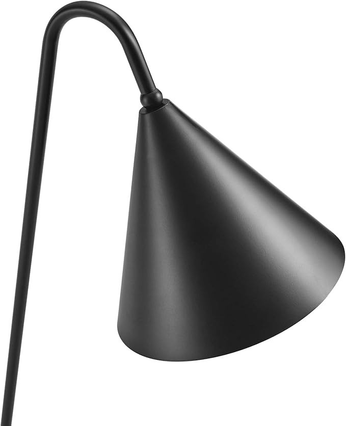 Modway EEI-6531-BLK Ayla Marble Base Floor Lamp, Black