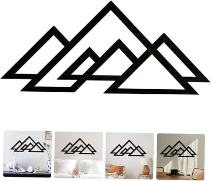 Cabilock Wooden Wall Art Decor Nature Decor for Home Wall Ornament Rustic Style Easy to Install