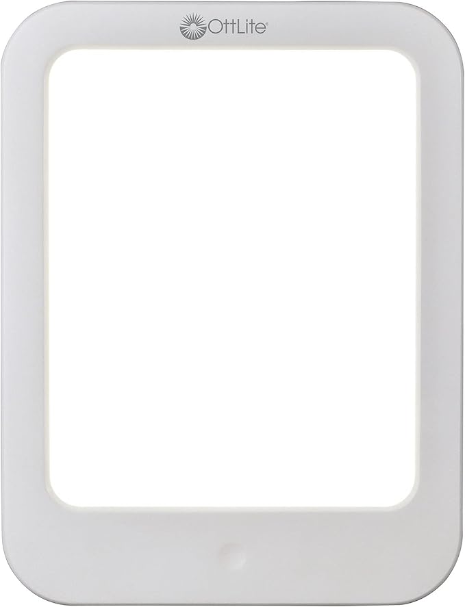 OttLite ClearSun LED Light Lamp – Natural Daylight LED Light, UV-Free, 3 Touch-Controlled Brightness Levels, Sleek Space-Saving Design