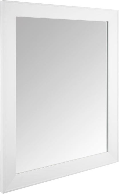 Ruomeng Rectangular Wall Mirror 16" x 20" Framed Mirror for Bathroom, Bedroom, Entryway, Living Room, White