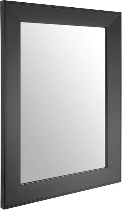 Ruomeng Rectangular Wall Mirror 12" x 16" Framed Mirror for Bathroom, Bedroom, Entryway, Living Room, Black