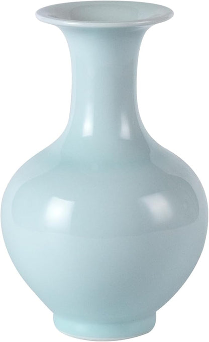KAMMAK Colored Ceramic Vase, Beautiful Hand-Painted Decorative Vase, Modern Art Porcelain Vase for Flower Mantle Dining Table Centerpiece, Entryway Living Room Wedding Decoration, SS005