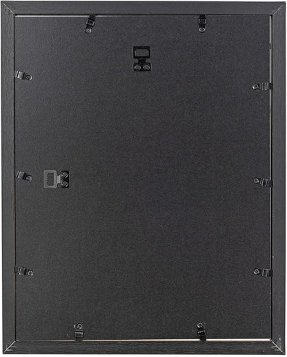 11x14 Picture Frame Black, Display 11x14 without Mat or 8x10 with Mat, Wall Gallery Photo Frames