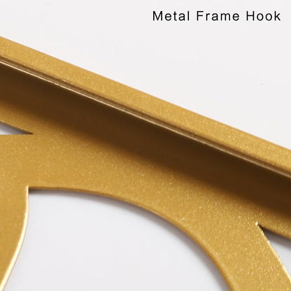 AMAATE Gold Metal Wall Art, 4 Pieces Minimalist Female Body Line Art Sculpture, Hollowed Out Abstract Woman Figure Metal Hanging Decor for Living Room Bedroom Bathroom 14.6" X 22.5" in