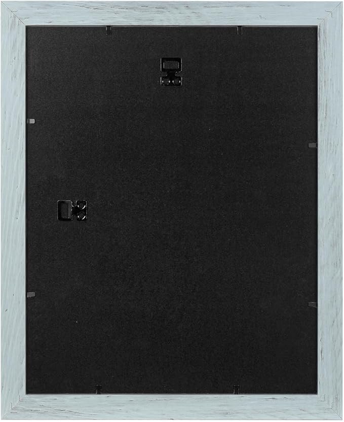 Blue 11x14 Picture Frame set of 3, Display 11x14 without Mat or 8x10 with Mat，Wall Gallery Photo Frames