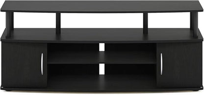 Furinno JAYA Large Entertainment Stand for TV Up to 55 Inch, Blackwood