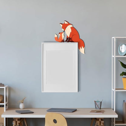 Woodland Nursery Decor for Baby Kids Room Decor, Playroom Decor, Cute Topper Door Corner Sculpture for Classroom Bedroom Nursery Room Shelf Home Decorations