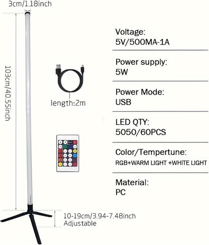 LED Corner Floor Lamp with APP Remote Control RGB Color Changing Lights USB Music Sync Gaming TV Backlight Living Room Bedroom Atmosphere Lamp Multiple Dynamic Modes