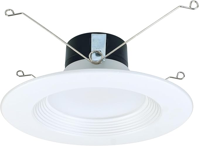 Armacost Lighting Retrofit Trim Smart Recessed RGB+WW LED Downlights for Remodel – 4 Pack
