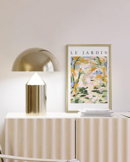 HAUS AND HUES 11x17 Gold Picture Frame - Modern Aluminum Wall Art Display - Lightweight 11x17 Frame for Photos, Prints, Posters - Ready-to-Hang Vertically & Horizontally