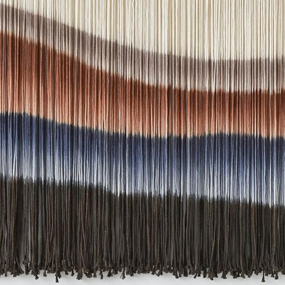 Large Macrame Wall Hanging Tie-Dye Boho Wall Art Fiber Art Decor for Living Room Bedroom or Backdrop 57" W x 35" L