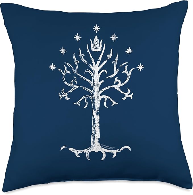 The Lord of The Rings Tree of Gondor Throw Pillow