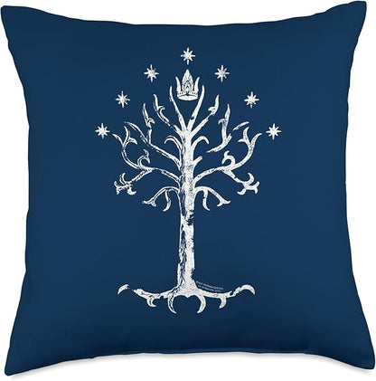 The Lord of The Rings Tree of Gondor Throw Pillow