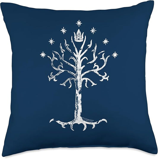 The Lord of The Rings Tree of Gondor Throw Pillow
