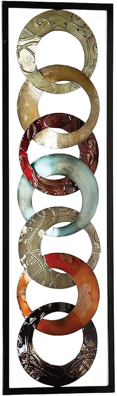 Hosley Metal Wall Décor 35" High. Ideal Gift for Home, Weddings, Party, Spa, Meditation, Home Office, Dorm O4