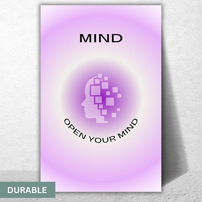 Aura Poster Spiritual Home Decor Aesthetic Room Posters Set Trendy Wall Art Y2K Wall Decor for Bedroom Room Decor Aesthetic Colorful Art Prints Aesthetic Bedroom Decor to Refresh Your Living Space