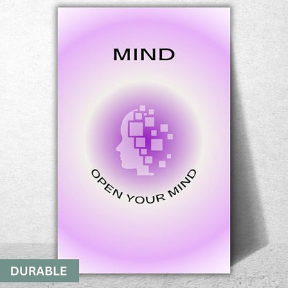 Aura Poster Spiritual Home Decor Aesthetic Room Posters Set Trendy Wall Art Y2K Wall Decor for Bedroom Room Decor Aesthetic Colorful Art Prints Aesthetic Bedroom Decor to Refresh Your Living Space