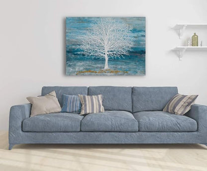 Yihui Arts Abstract Landscape Canvas Art Modern Paintings for Wall Decor Nature Trees Print Artwork