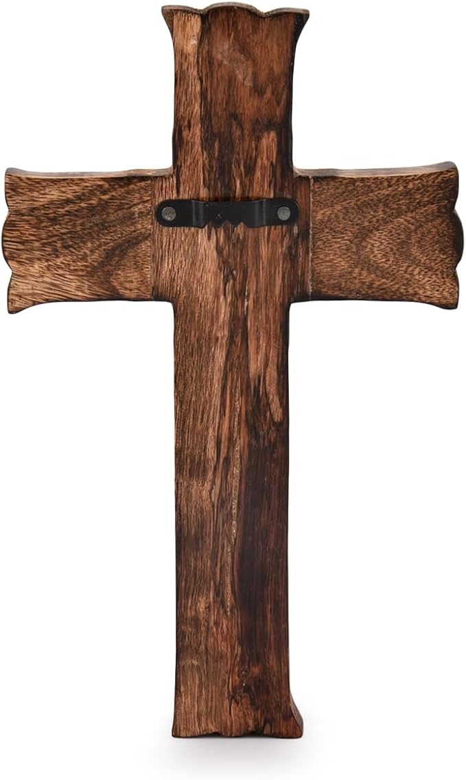 NIRMAN Handmade Wooden Wall Cross Church Home Room Décor