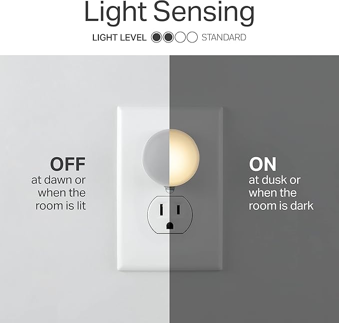 Lights by Night, LED Night Lights Plug Into Wall, 10-Pack, Dusk to Dawn Auto On/Off Sensor, Soft White, Plug In Nightlight Perfect for Adults, Kids, Bedroom, Bathroom, Hallway, Kitchen