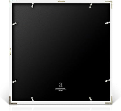 artisane home goods - Gallery Frame 1.0, Picture Frame, 20x20 White, Gallery Wall Frame Set, Large Picture Frame, Oversized Mat (4x4, 4x6, and 5x7)