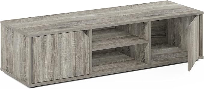 Furinno Classic Stand for TV up to 55 Inch, French Oak