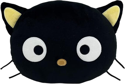 Northwest Sanrio Chococat Cloud Pillow 12" – Plush Cat for Kids & Adults, Cute Cartoon Character, Bedroom Decor