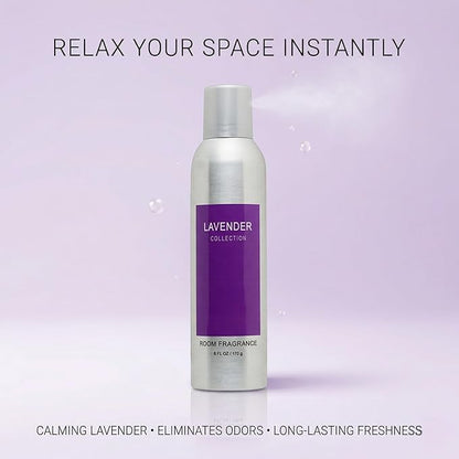 Room Fragrance Air Freshener Spray Concentrated Bathroom, Kitchen, Car, or Office Deodorizer, U.S.- Made by AP Fragrance (Lavender)
