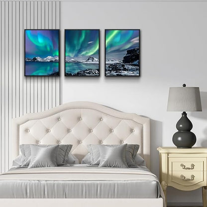 MHARTK66 Abstract Wall Art, 12x16in Set of 3 Piece Framed Draw, Modern Home Decor for Living Room, Bedroom