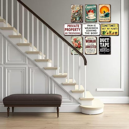 Drink Tonight Funny Tin Sign - Metal 12x8 Inch Retro Bar Wall Art for Home Bar, Kitchen, Man Cave, Gift for Beer Lovers and Party Enthusiasts