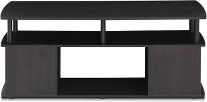 Furinno JAYA TV Stand for TVs up to 50 Inch with Open Storage, Blackwood