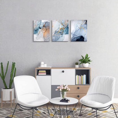 Canvas Wall Art For Living Room Abstract Wall Decor For Bedroom Modern Office Wall Decorations Ink Paintings Fashion Abstract Pictures Artwork Bathroom Canvas Art Prints Kitchen Home Decor 3 Piece