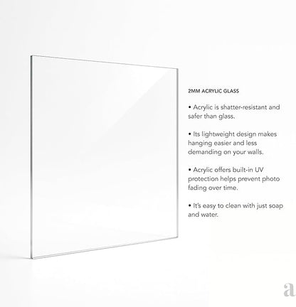 artisane home goods - Gallery Frame 1.0, Picture Frame, 16x20 White, Gallery Wall Frame Set, Large Picture Frame, Oversized Mat (4x4, 4x6, and 5x7)