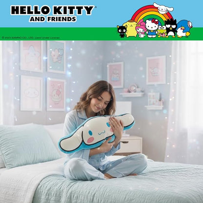 Hello Kitty & Friends Cinnamoroll Bedding Super Soft Plush Decorative Pillow, One Size, (100% Officially Licensed Product) By Franco