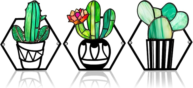 Fanjashn 3 Pcs Metal Flowers Wall Decor, Green Metal Floral Wall Arts for Modern Farmhouse Decor, Living Room, Bathroom, Bedroom, Office, Kitchen and Dining Room