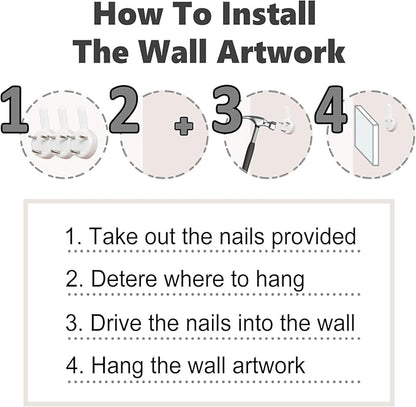 ASTRDECOR Hummingbird Wall Art Prints – Vintage Black and White Bird Sketch Painting Picture, Rustic Neutral Decor Canvas Wall Decor for Nursery, Bedroom, Living Room – Framed 10''x12''