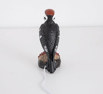 Bird Lamp Table Lamp,Woodpecker Design with LED Bulb,Crow lamp Table Light,Bird Desk Lamp,Table Lamp Crow Decor for Bedroom,Living Room Decoration Woodpecker Desk Lamp
