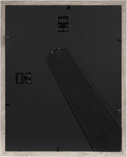 Grey 8x10 Picture Frame set of 4, Display 8x10 without Mat Wall Gallery Photo Frames