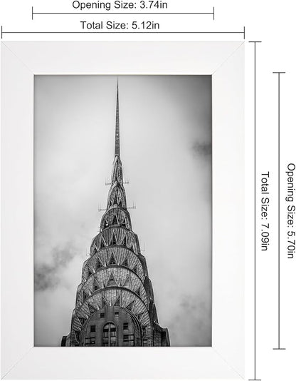 4x6 Picture Frames White Set of 12 for Wall Gallery Collage Photo Frames or Tabletop Display