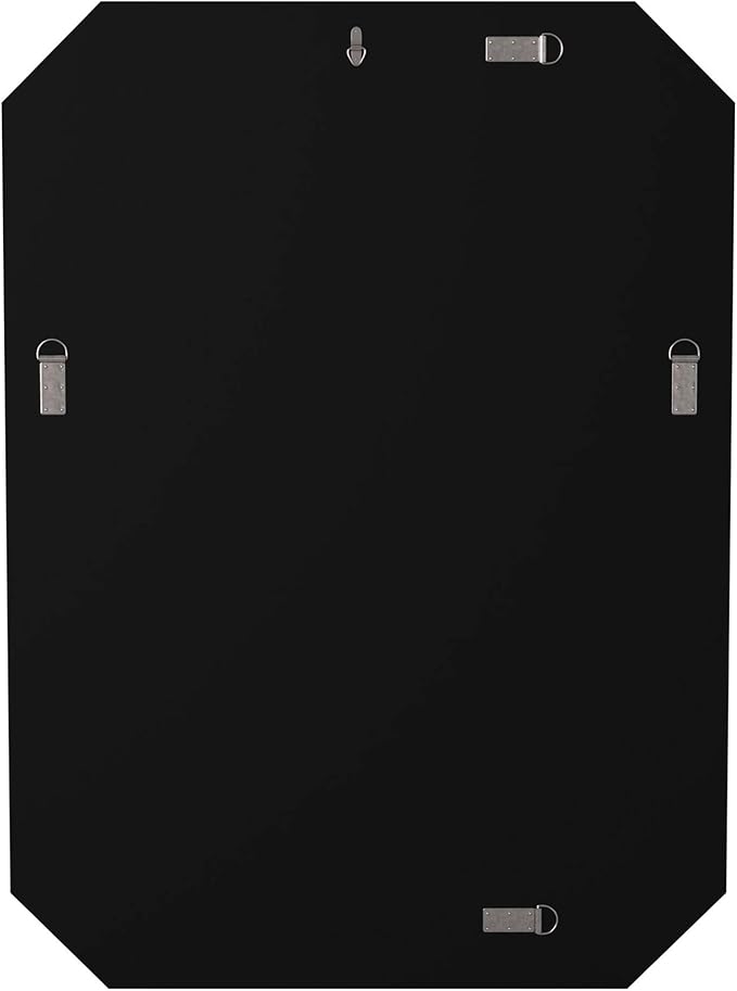 Howard Elliott Collection Sybil Leaner Full Length Mirror, Oversized Modern All Glass Frame Floor or Wall Mirror, Standing or Leaning Vanity for Living Room, Bedroom & Home Decor Display, 74 x 54 Inch