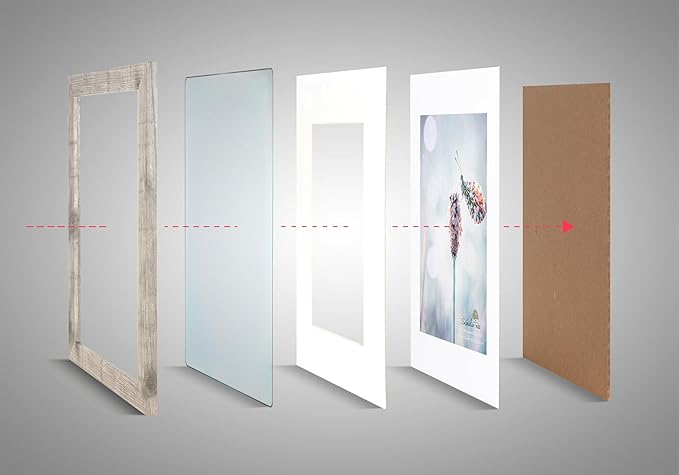 Grey 11x14 Picture Frame set of 3,Display 11x14 without Mat or 8x10 with Mat，Wall Gallery Photo Frames