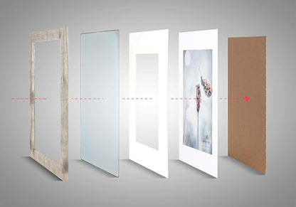 Grey 11x14 Picture Frame set of 3,Display 11x14 without Mat or 8x10 with Mat，Wall Gallery Photo Frames