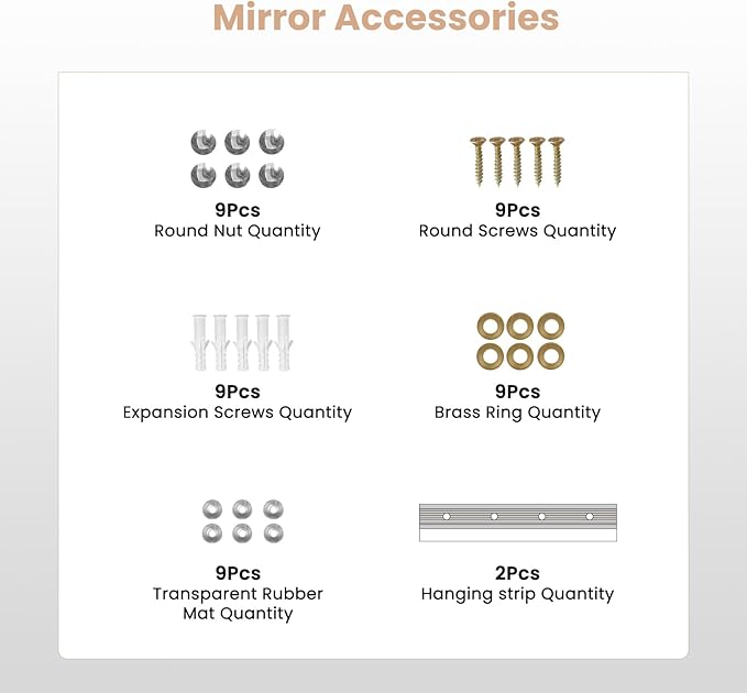 pertetey Home Gym Mirror, 95X40 Inch(Each)-2Pack Large Frameless Tempered Glass Full Body Wall Mounted Mirror for Gym, Yoga, Exercise, Dance Studio