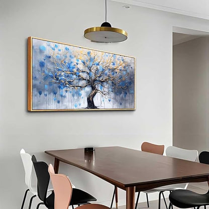 hyidecorart Large Canvas Wall Art For Living Room Wood Framed Wall Decor For Bedroom Modern Office Decor Black and White Inspiration Painting Prints Artwork Hang Abstract Pictures Home Decoration